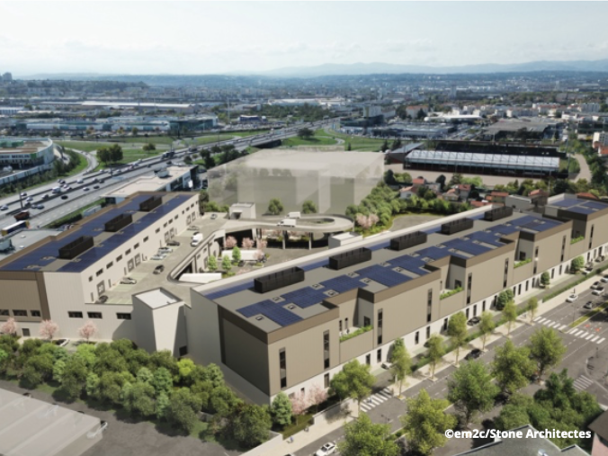 AEW/em2c/Ginkgo : 21 000 m² à Vénissieux (69)