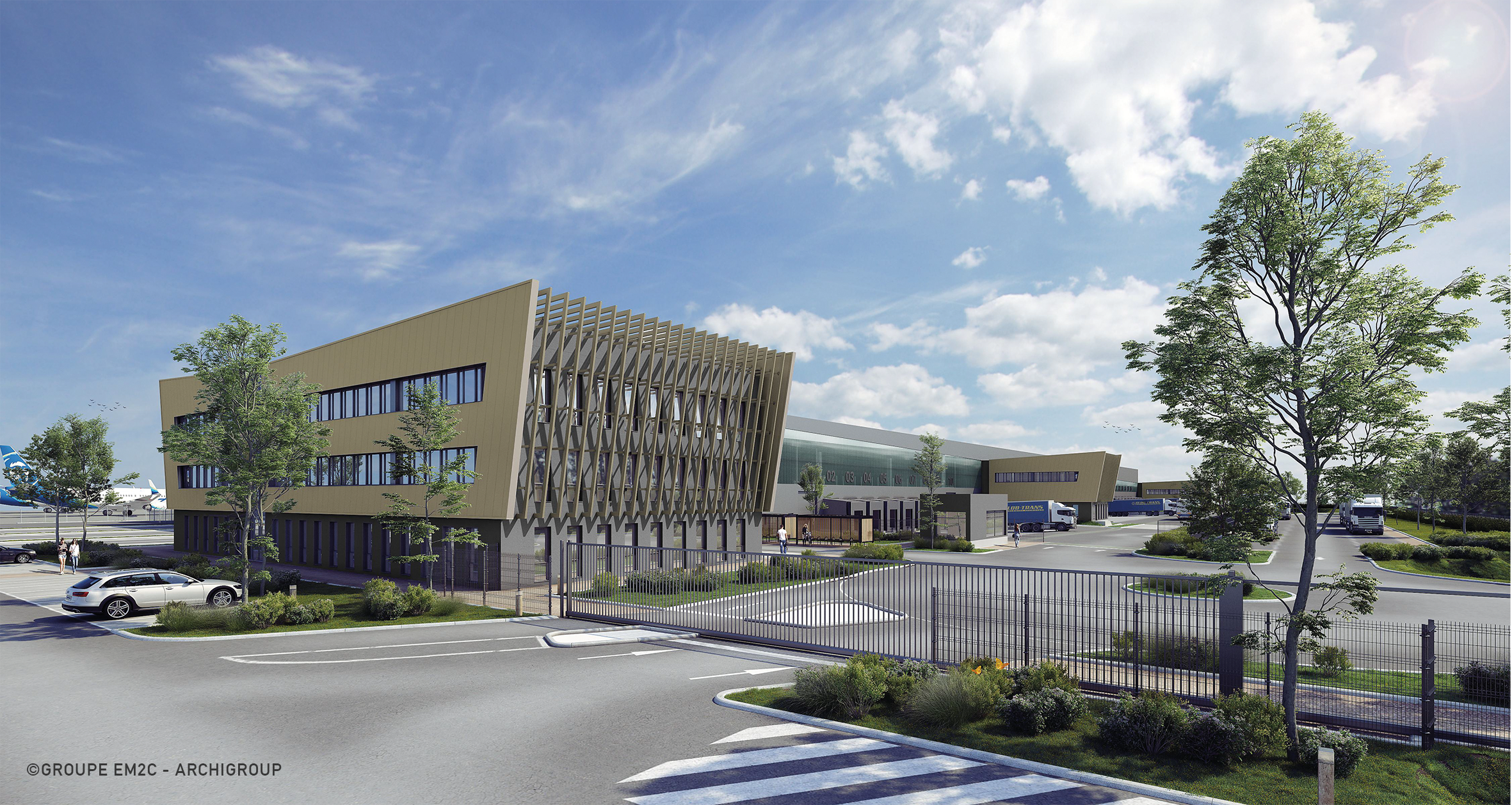 Groupe em2c : 25 300 m² à Colombier-Saugnieu (69)