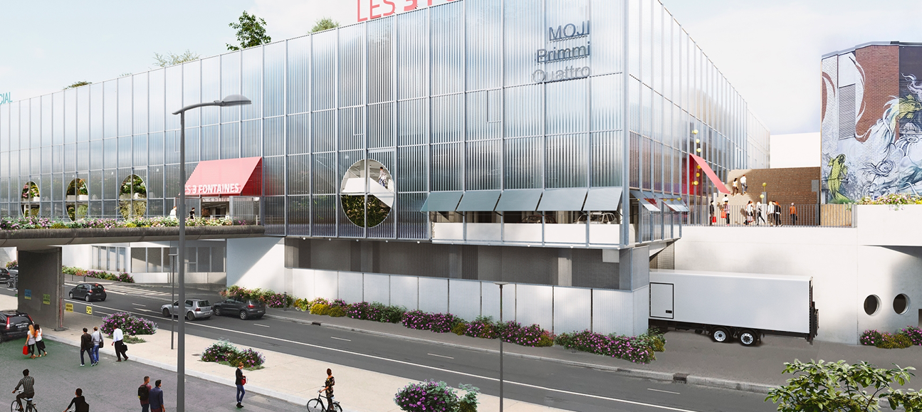 Hammerson : travaux de réaménagement des "3 Fontaines" à Cergy (95), 30 M€