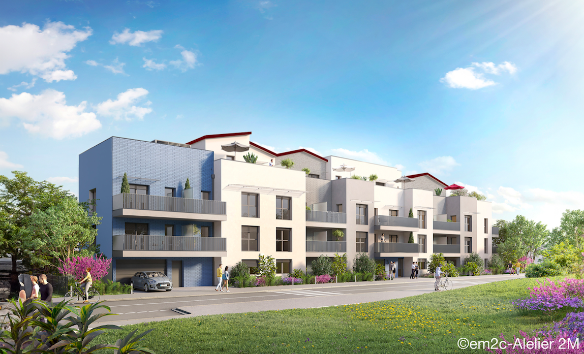 Groupe em2c : résidence seniors de 2 580 m² à Décines-Charpieu (69)