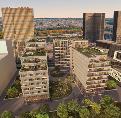 Cogedim : résidence "Woodeum Paris Rive Gauche" à Paris 13